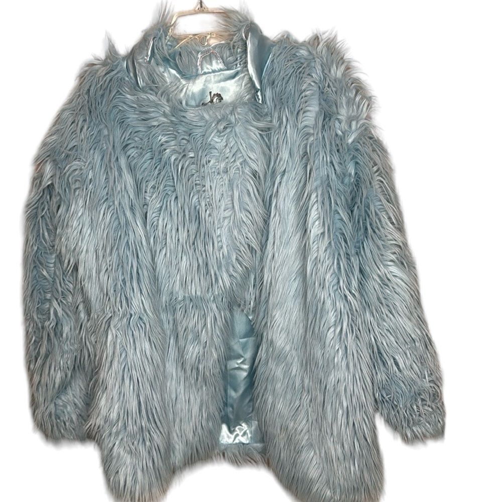 Taylor Swift “Lavender Haze” Inspired Shaggy Blue Jacket. Size Small.